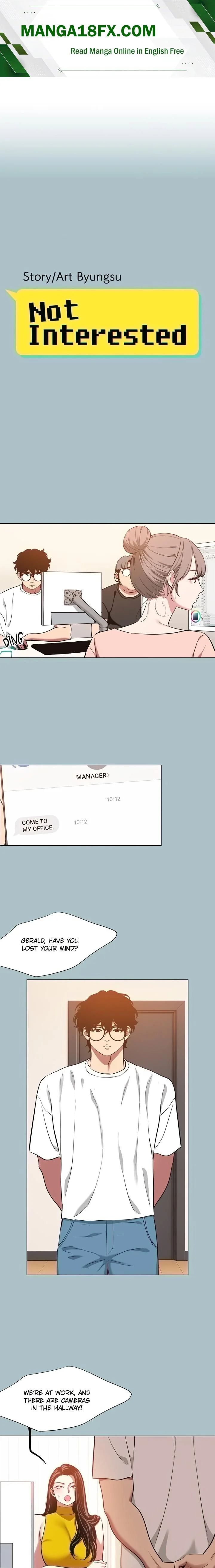 Not Interested chapter 58 page 1