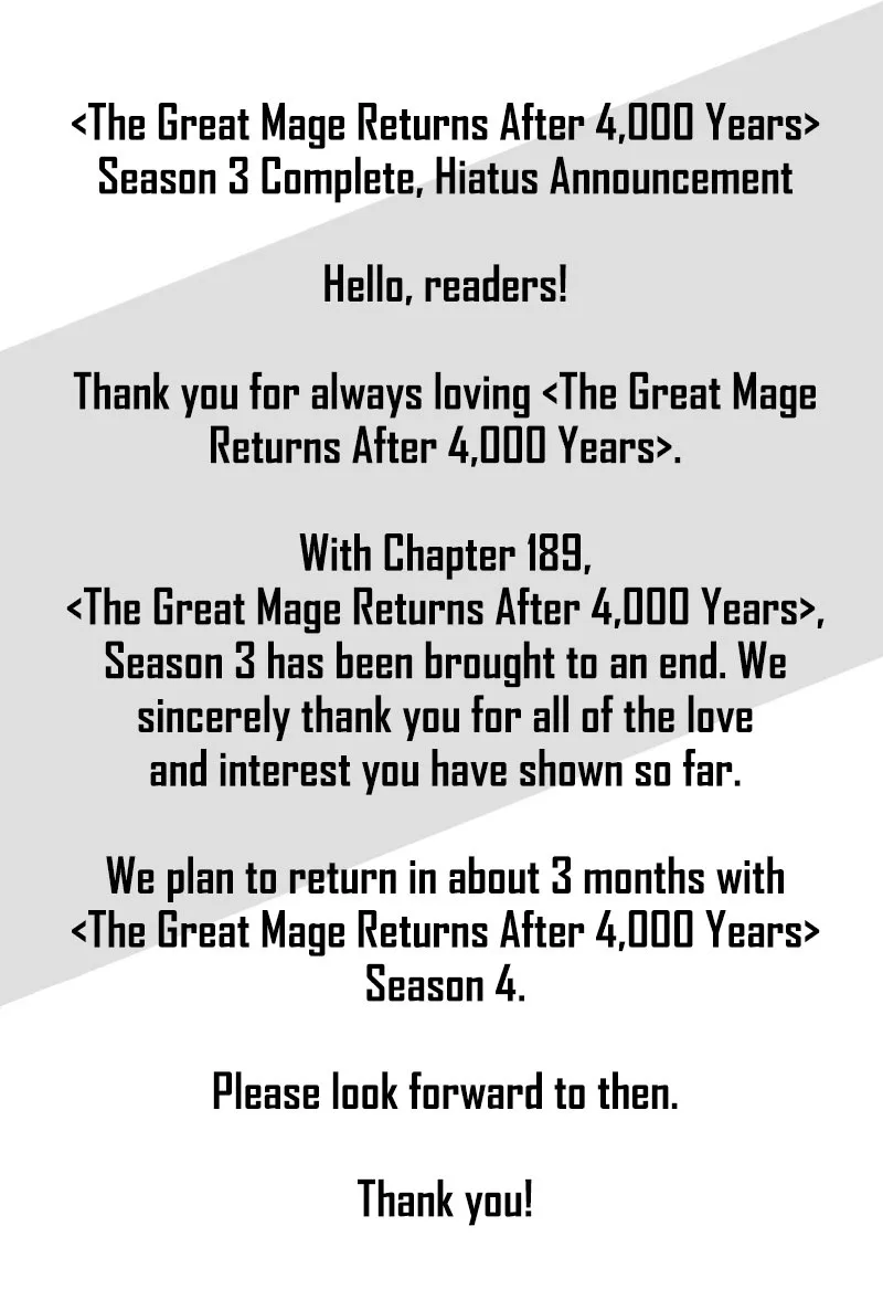The Great Mage Returns After 4000 Years chapter 189 page 1