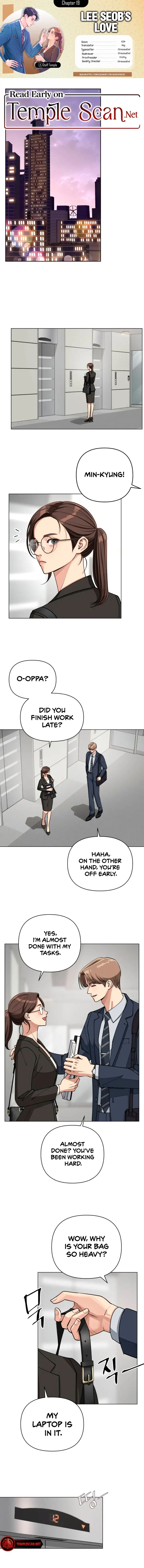 Lee Seob’s love chapter 19 page 1