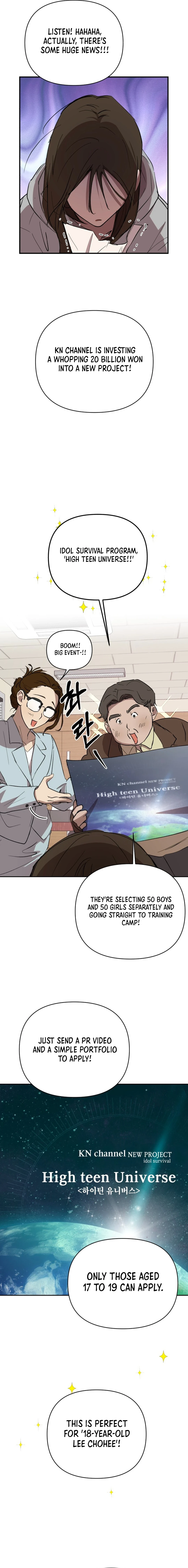 Exciting Male idol Survival chapter 1 page 11