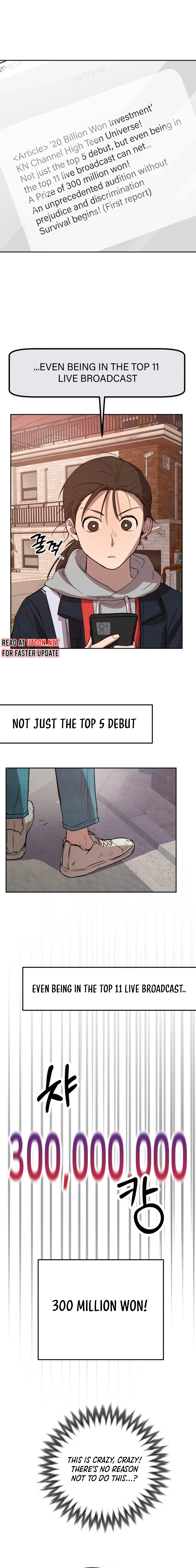Exciting Male idol Survival chapter 1 page 19