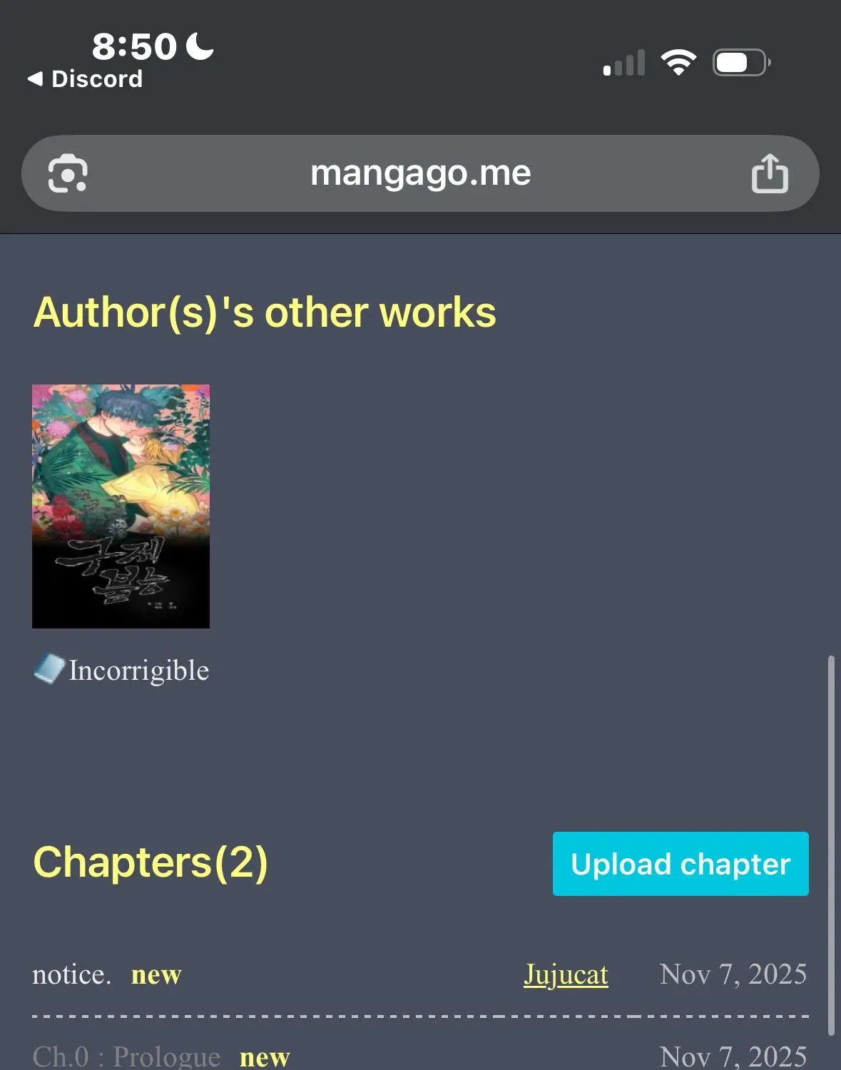 You Are My World chapter 2.1 page 2
