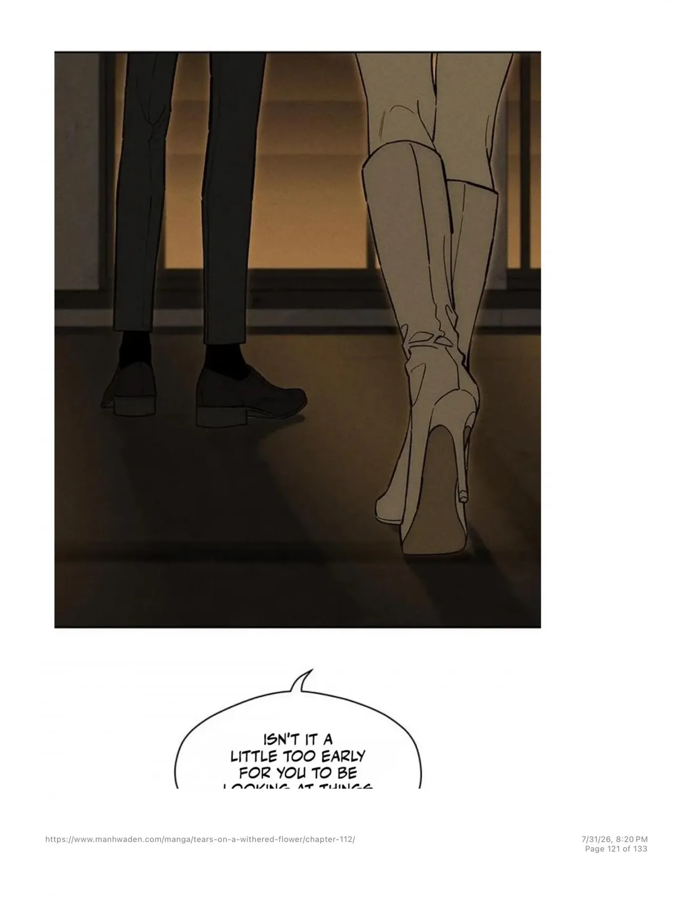 Tears on a Withered Flower chapter 112 page 120