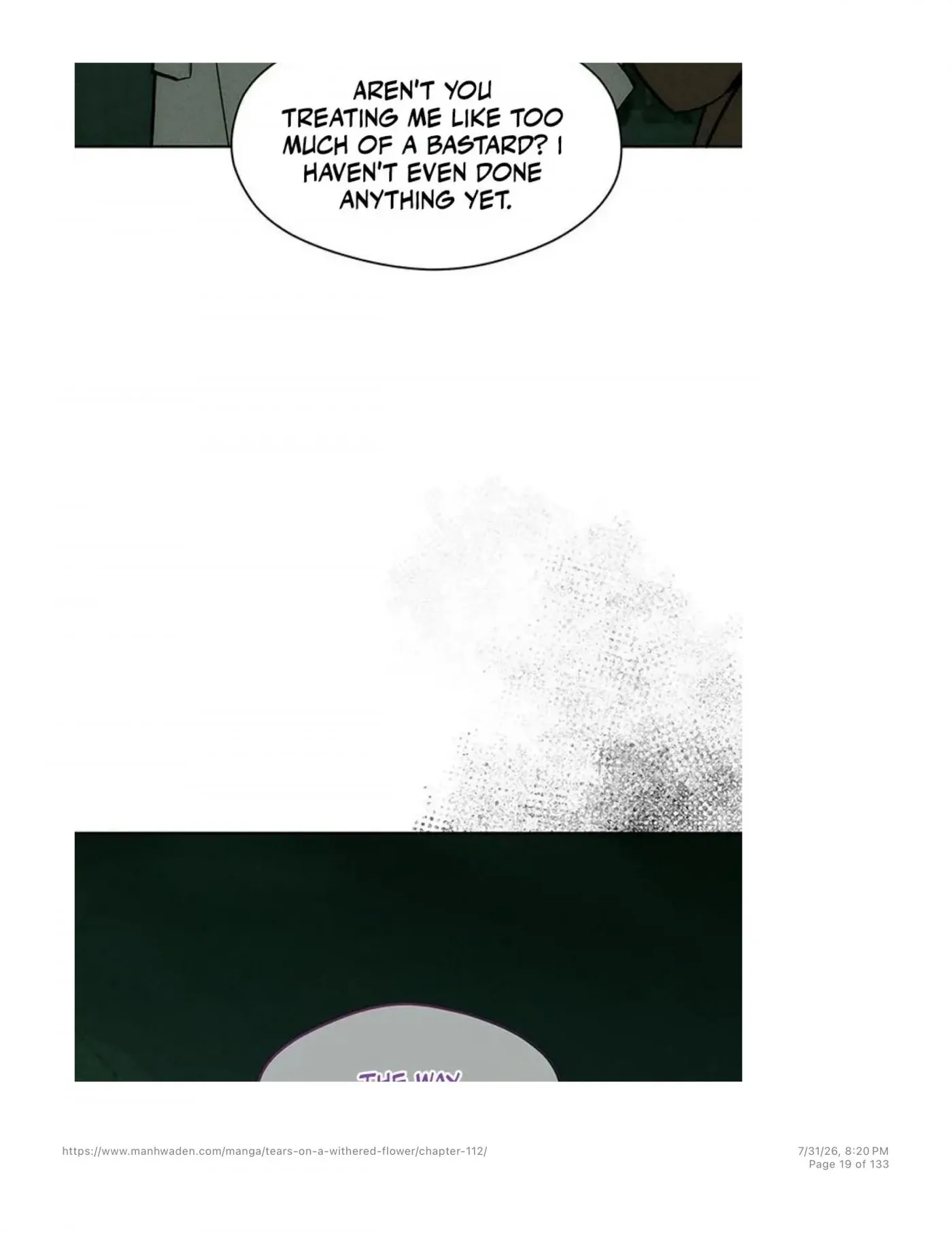 Tears on a Withered Flower chapter 112 page 18