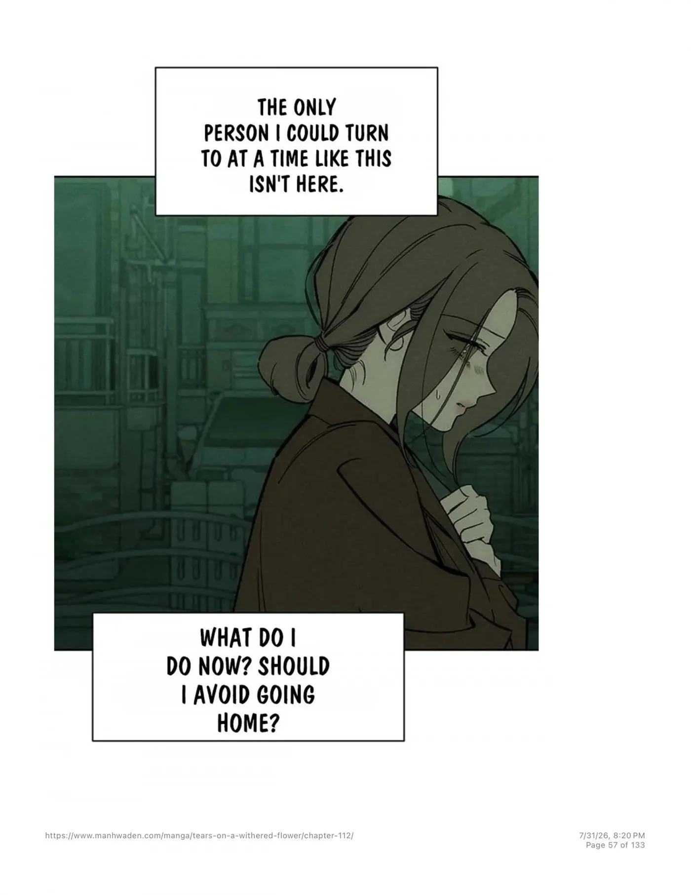 Tears on a Withered Flower chapter 112 page 56
