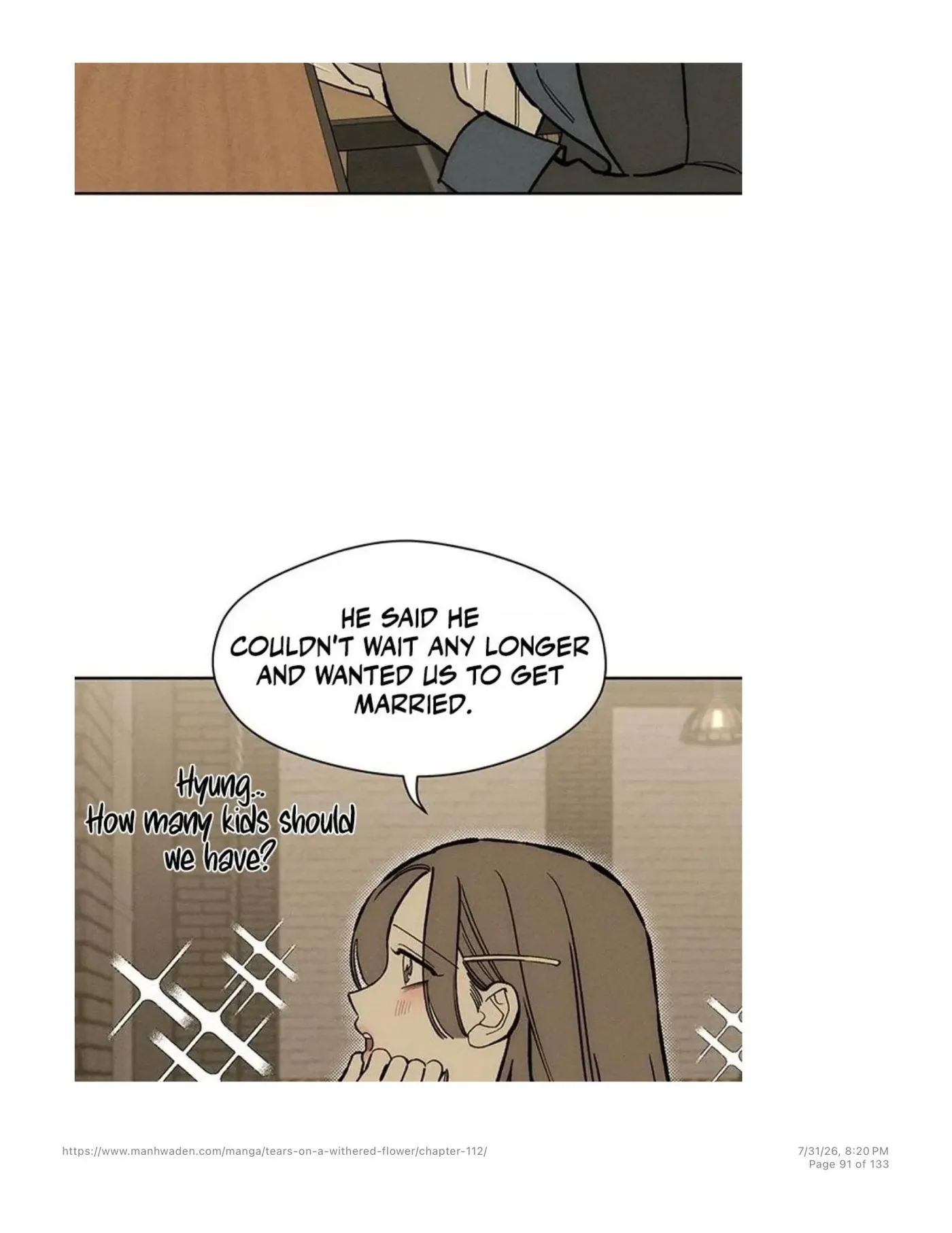 Tears on a Withered Flower chapter 112 page 90