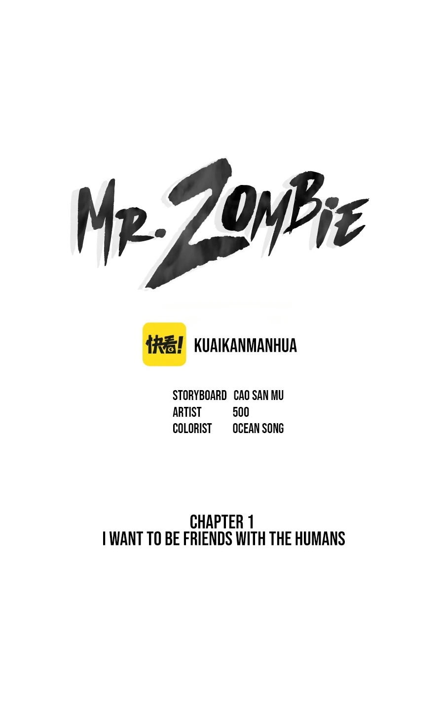 Mr. Zombie chapter 1 page 2