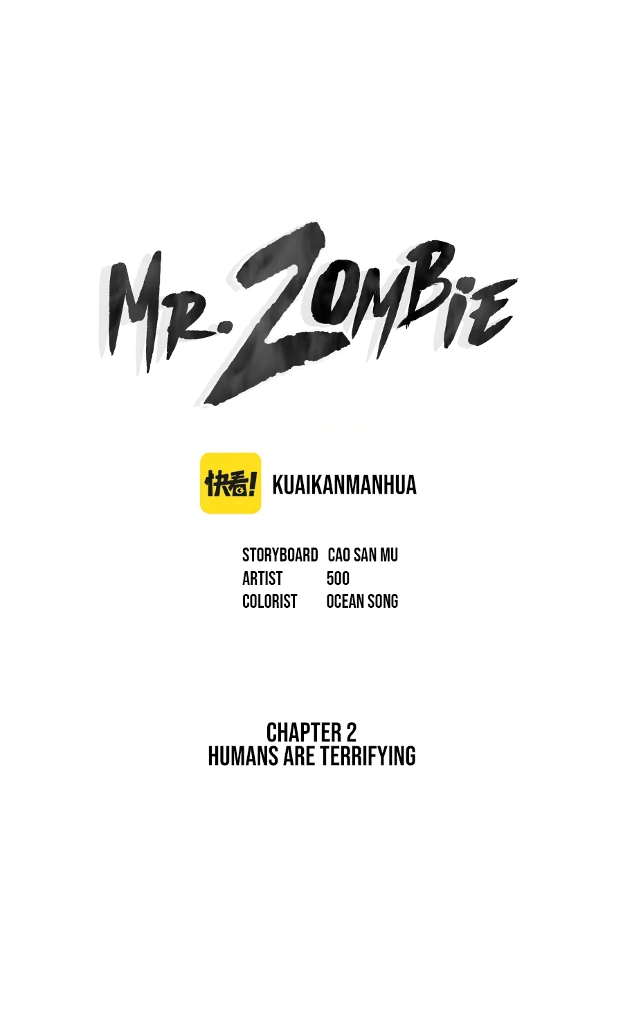 Mr. Zombie chapter 2 page 2