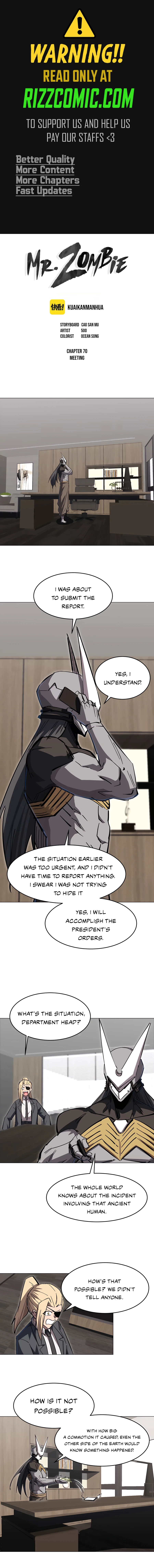 Mr. Zombie chapter 70 page 1