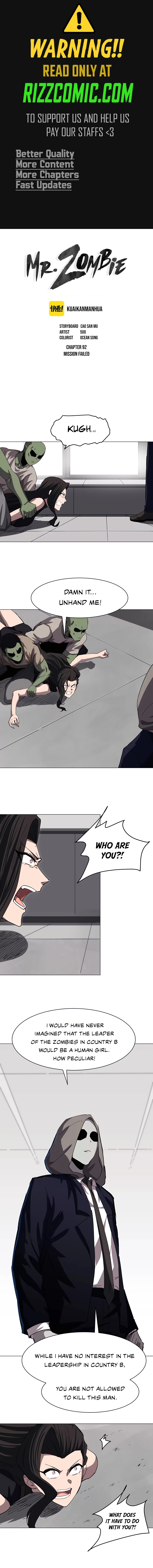 Mr. Zombie chapter 92 page 1