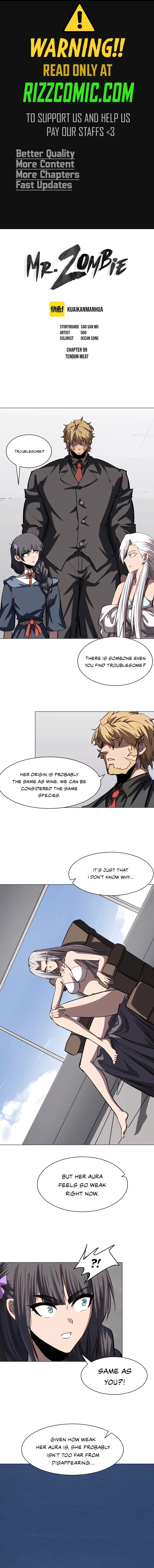 Mr. Zombie chapter 99 page 1