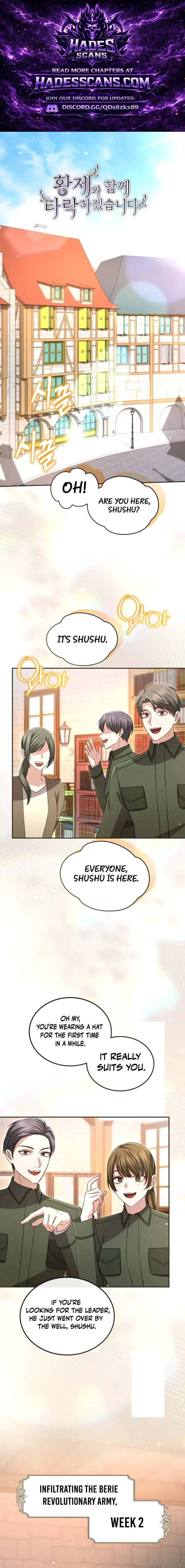 ‏I Will Fall With The Emperor chapter 191 page 1
