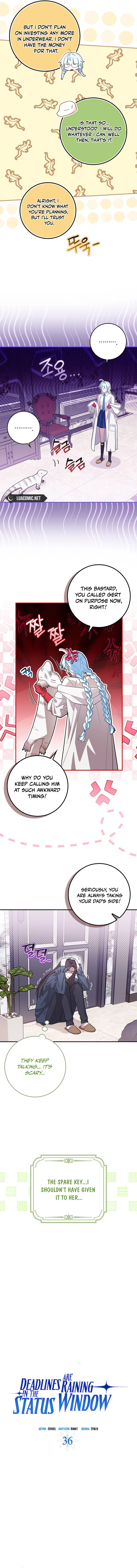 Deadlines are Raining in the Status Window chapter 36 page 5