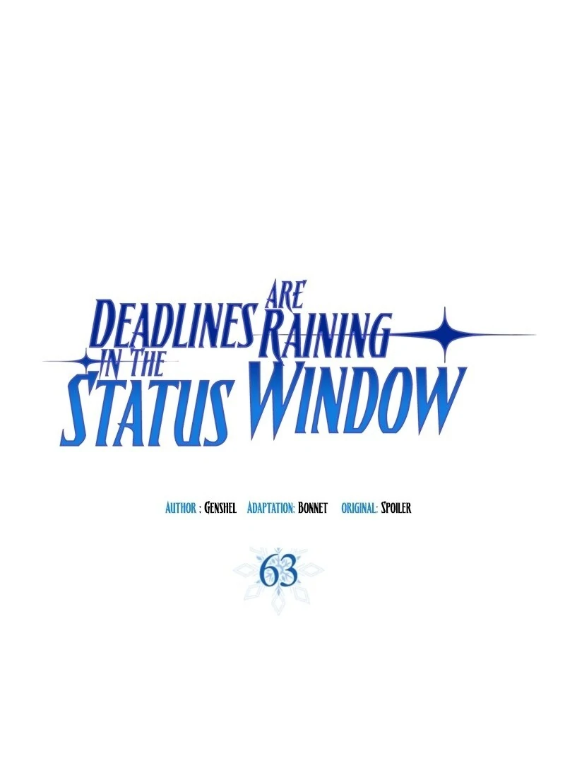 Deadlines are Raining in the Status Window chapter 63 page 83