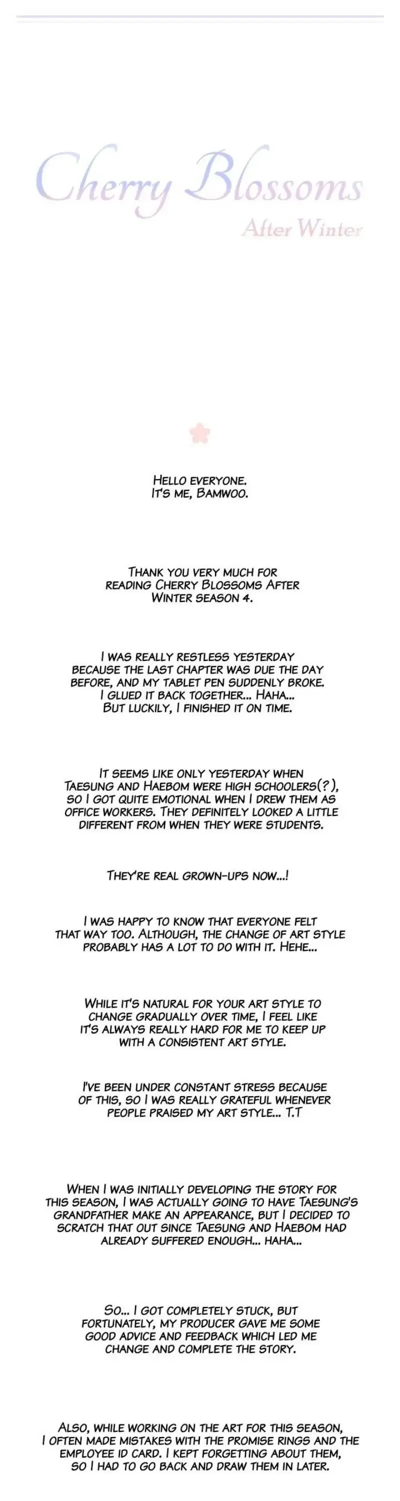 Cherry Blossoms After Winter chapter 175 page 2