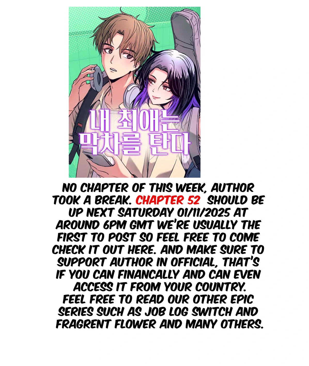 My bias gets on the last train chapter 51 page 2
