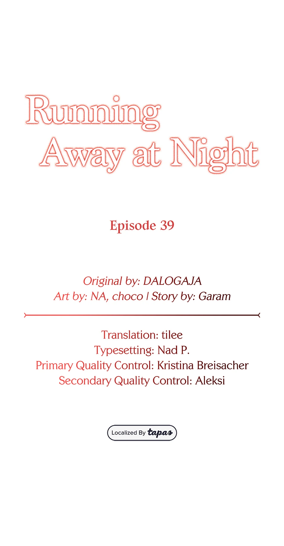 Running Away at Night chapter 39 page 14