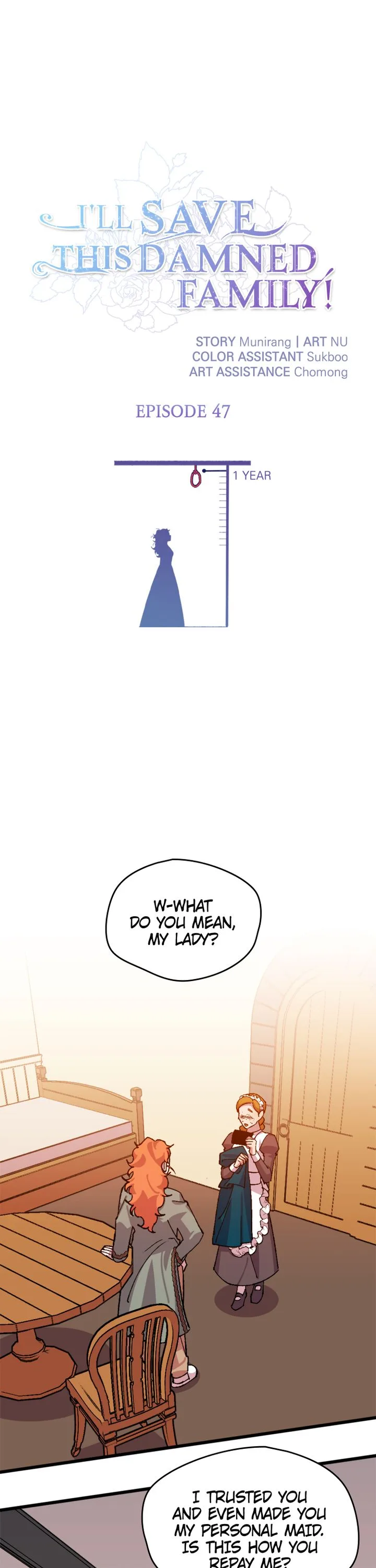 I’ll Save a Decent Family chapter 47 page 1