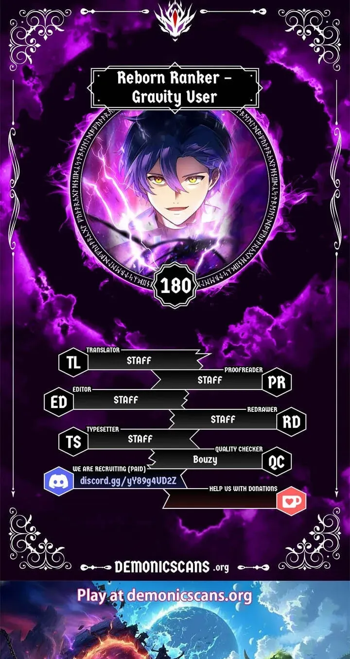 Reborn Ranker – Gravity User chapter 180 page 1