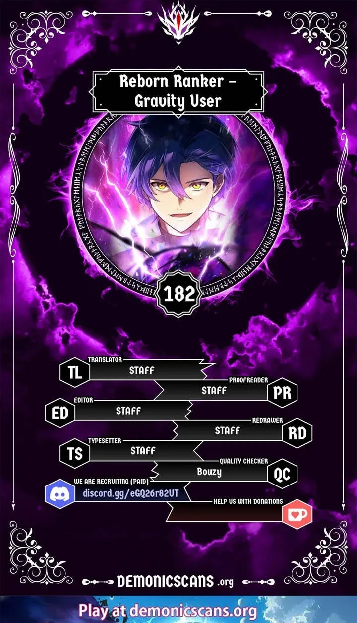 Reborn Ranker – Gravity User chapter 182 page 1