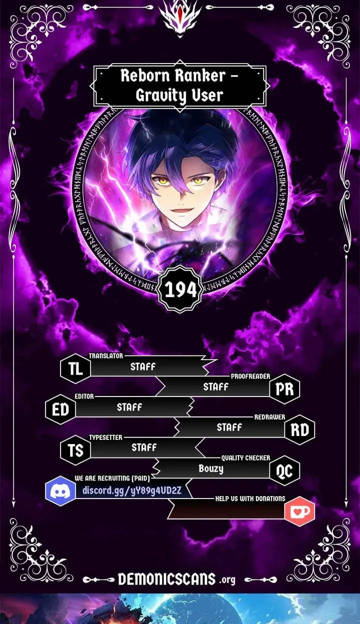 Reborn Ranker – Gravity User chapter 194 page 1