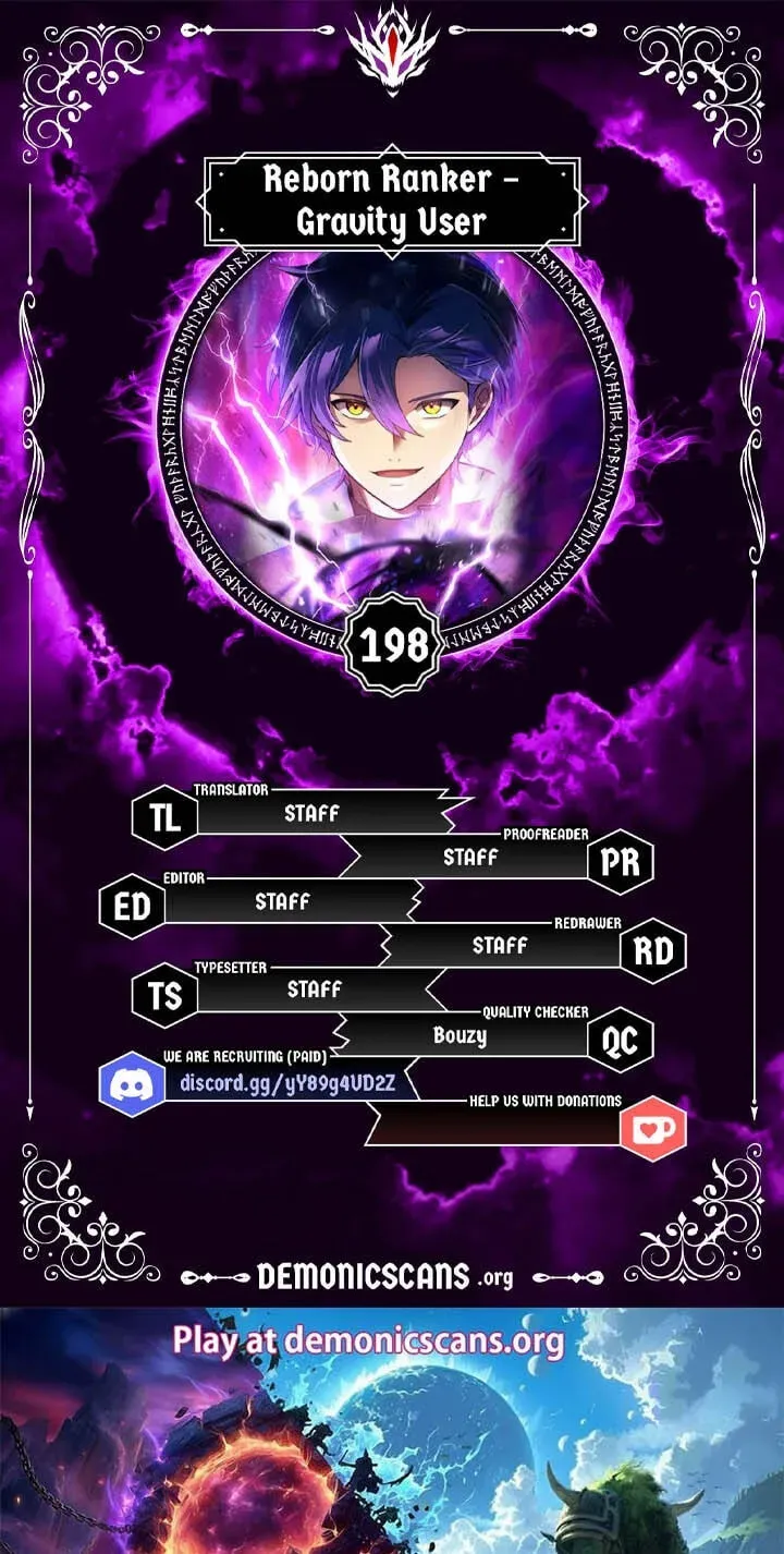 Reborn Ranker – Gravity User chapter 198 page 1