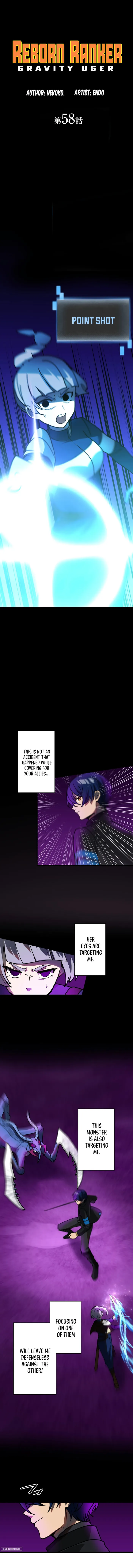 Reborn Ranker – Gravity User chapter 58 page 1