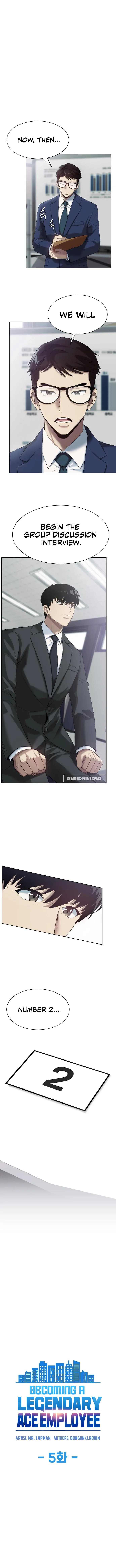 Becoming A Legendary Ace Employee chapter 5 page 1