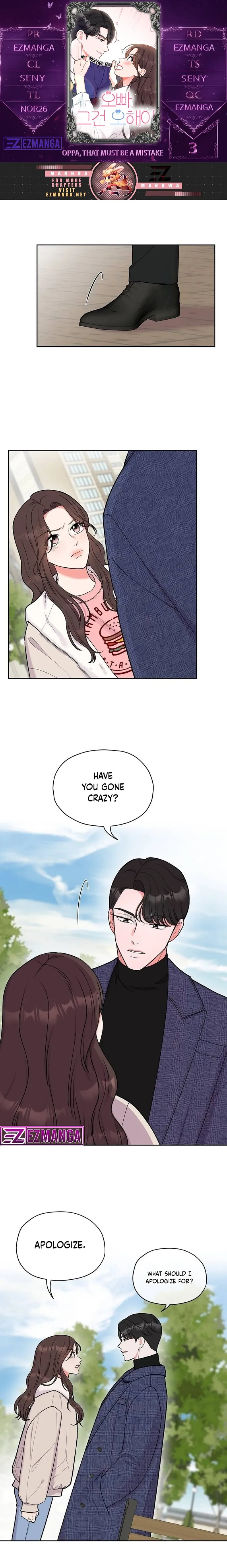 Oppa, That Must Be A Mistake! chapter 3 page 1