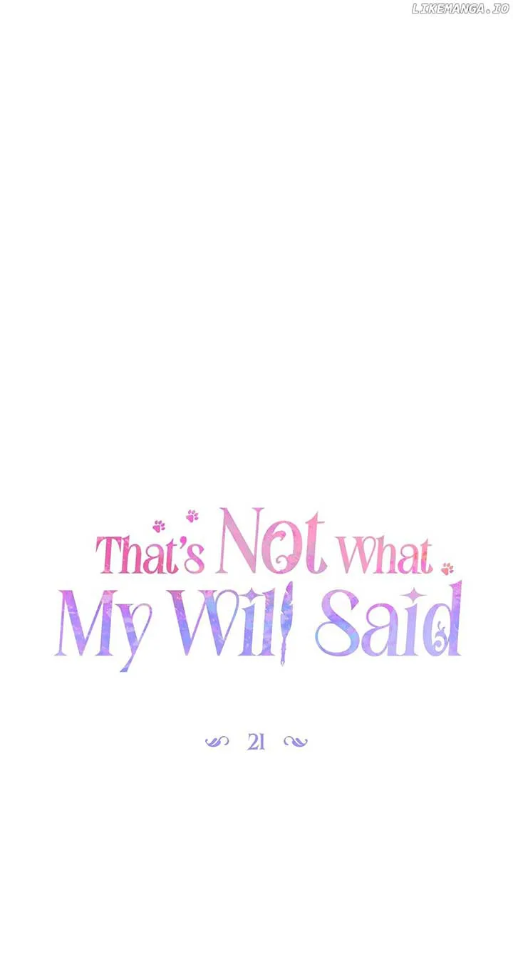 That’s Not What My Will Said chapter 21 page 27