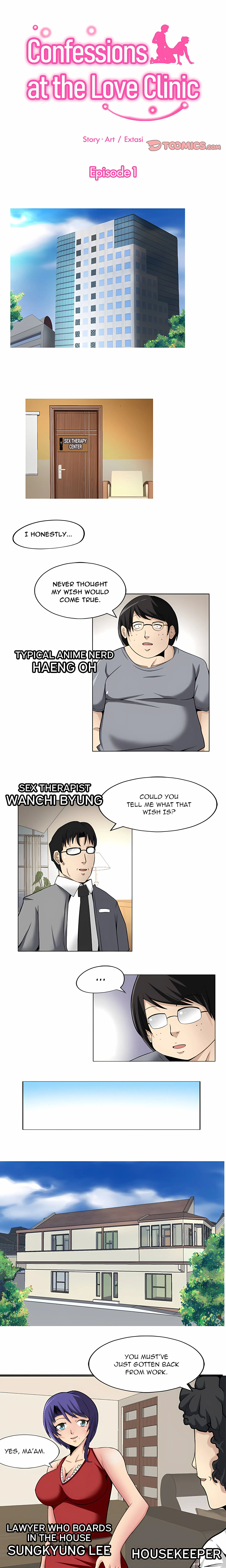 Confessions at the Love Clinic chapter 1 page 1