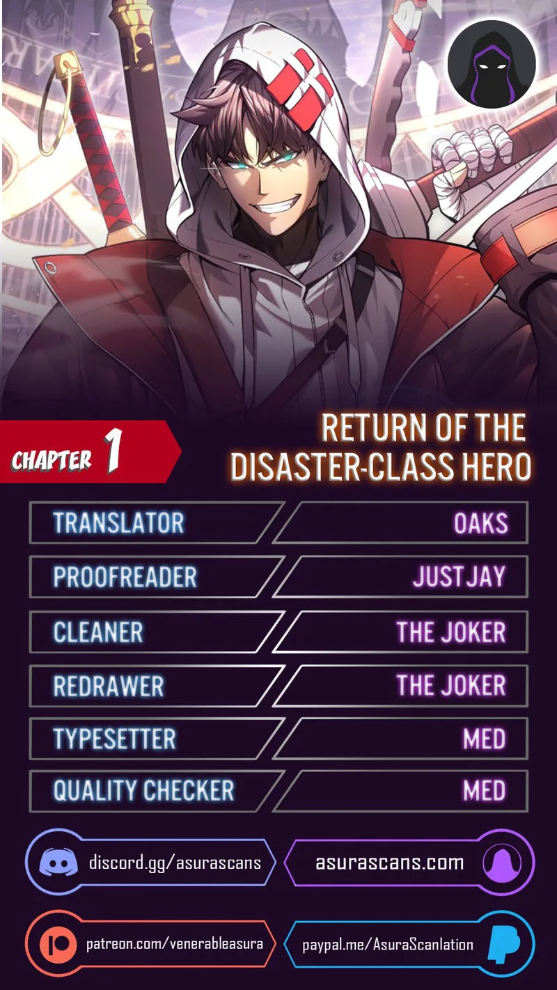 The Return of the Disaster-Class Hero chapter 1 page 1