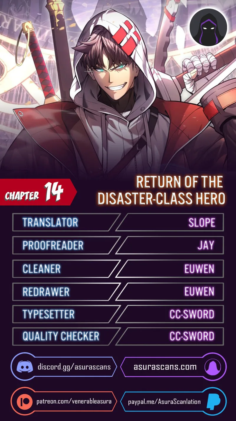 The Return of the Disaster-Class Hero chapter 14 page 1