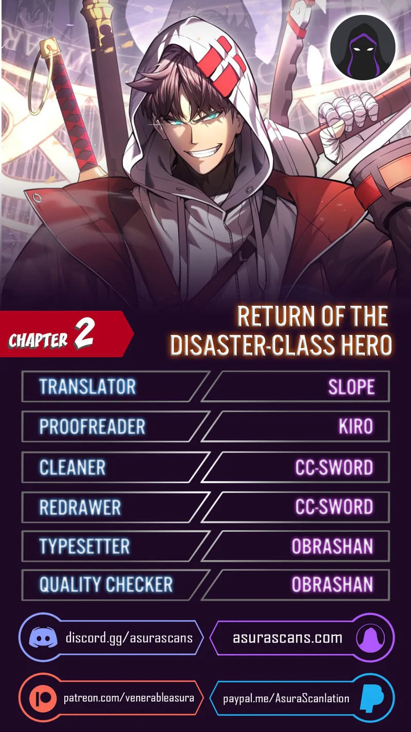The Return of the Disaster-Class Hero chapter 2 page 1
