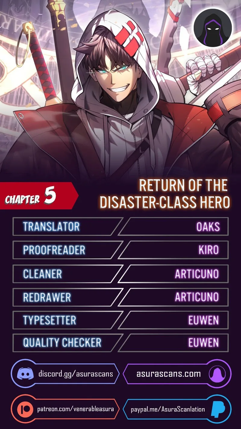 The Return of the Disaster-Class Hero chapter 5 page 1