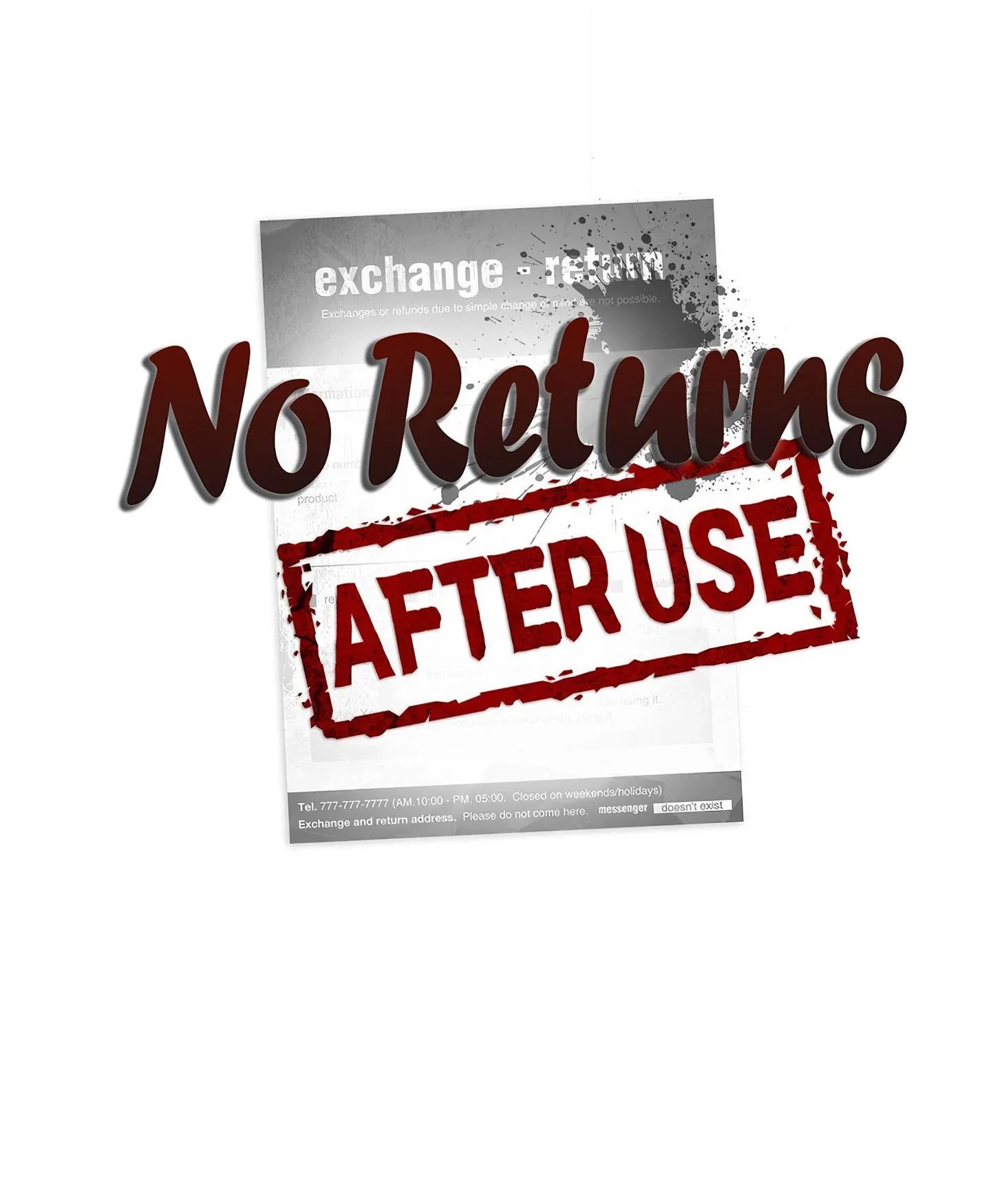 No Returns After Use chapter 0 page 4