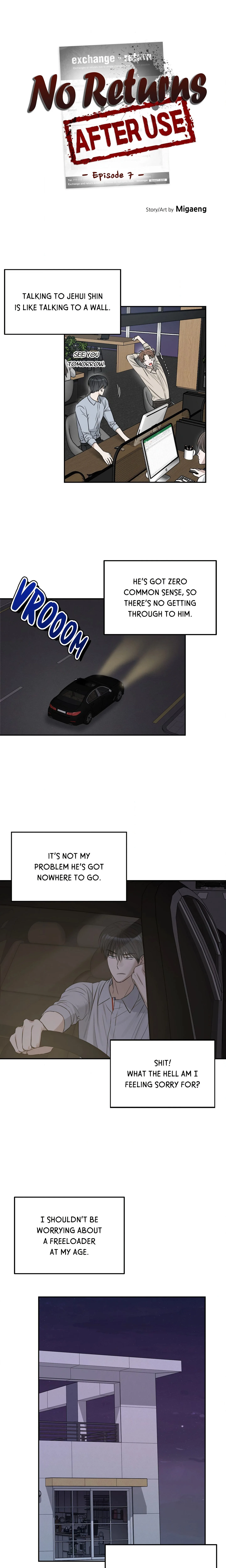 No Returns After Use chapter 7 page 1