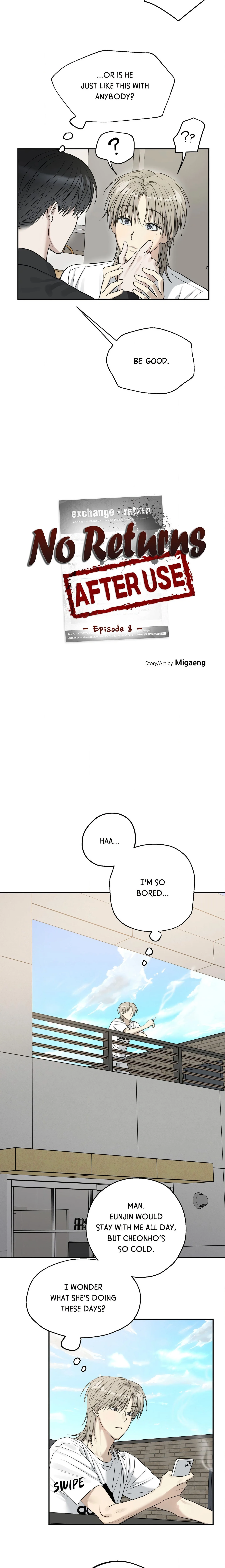 No Returns After Use chapter 8 page 3