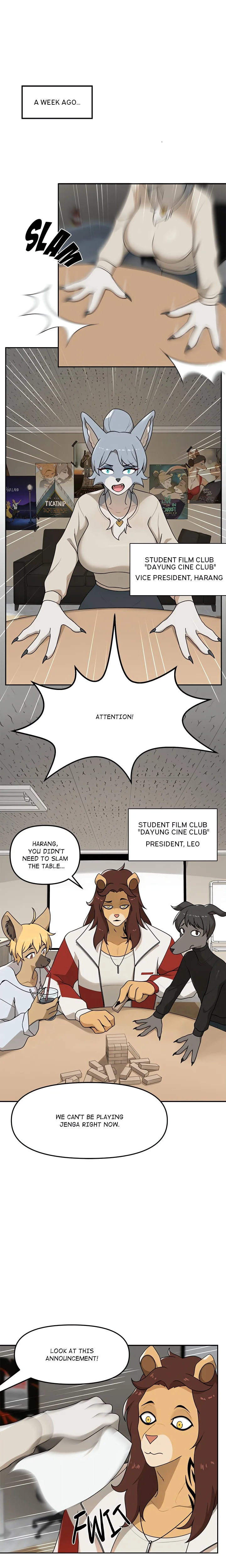 Paws on Campus Webtoon - chapter 1 page 5