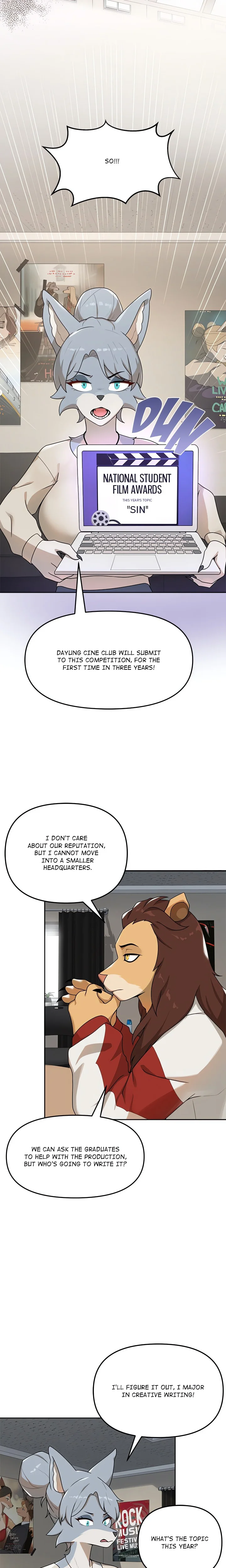 Paws on Campus Webtoon - chapter 1 page 8