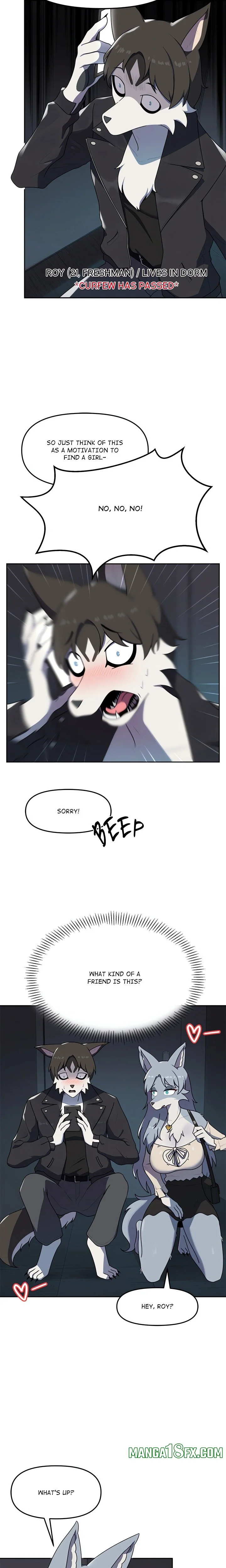 Paws on Campus Webtoon - chapter 2 page 3