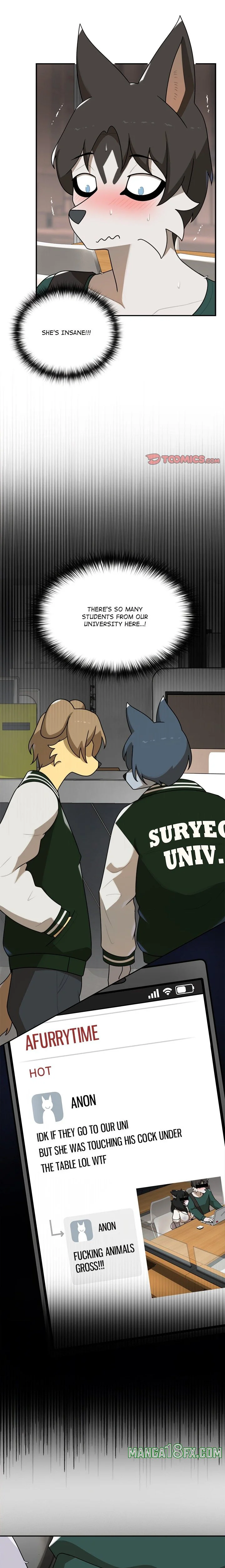 Paws on Campus Webtoon - chapter 22 page 1