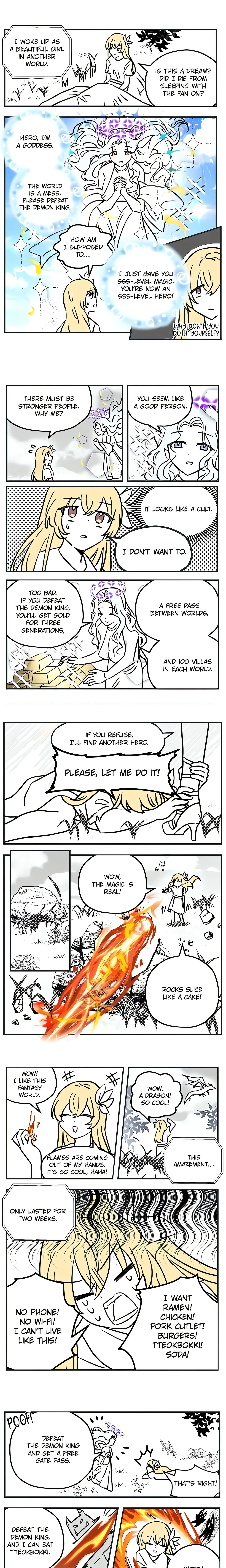 The Warrior of Flames (Official) chapter 1 page 1