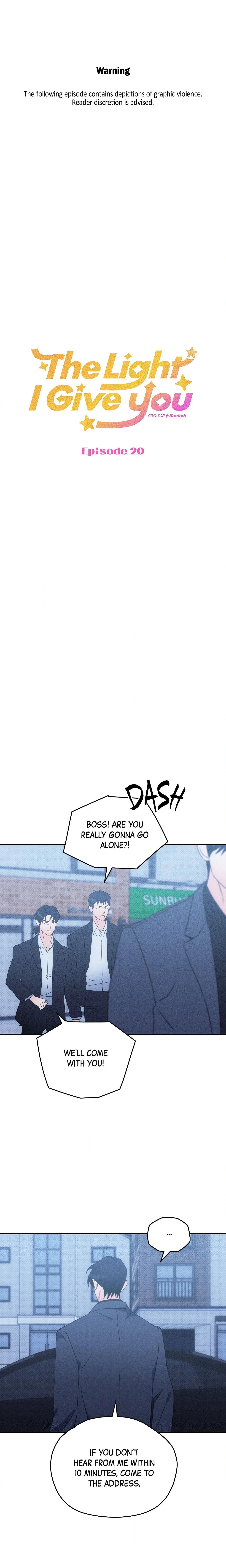 The Light I Give You (Uncensored) chapter 20 page 1