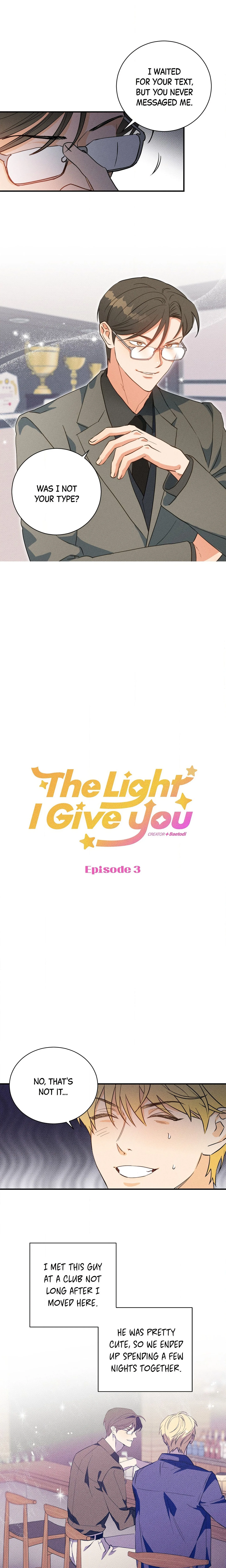 The Light I Give You (Uncensored) chapter 3 page 1