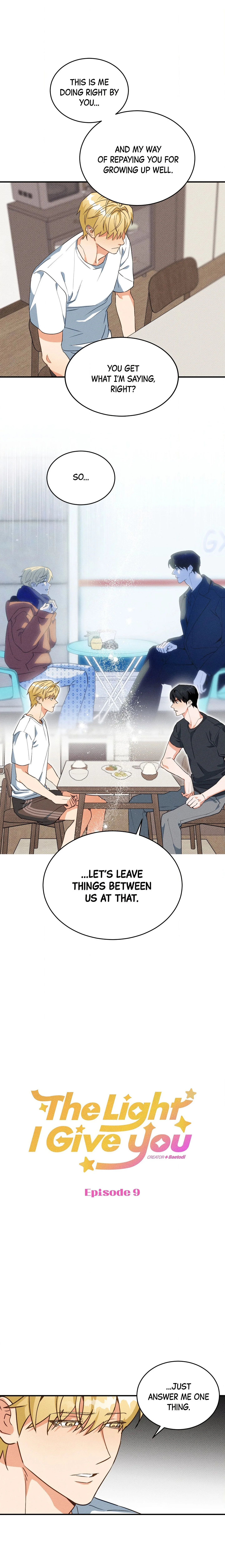 The Light I Give You (Uncensored) chapter 9 page 1