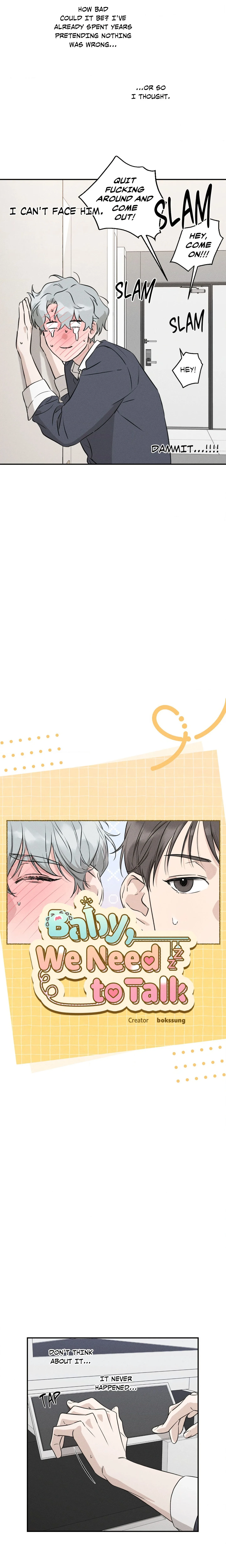 Baby, We Need to Talk (Uncensored) chapter 2 page 8