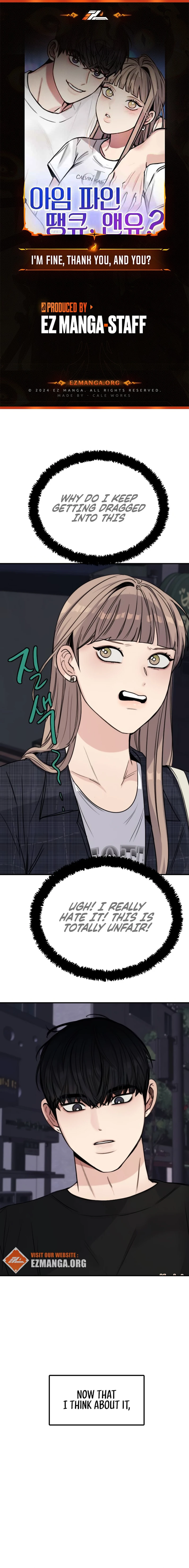 I’m Fine, Thank You, And You? chapter 8 page 1