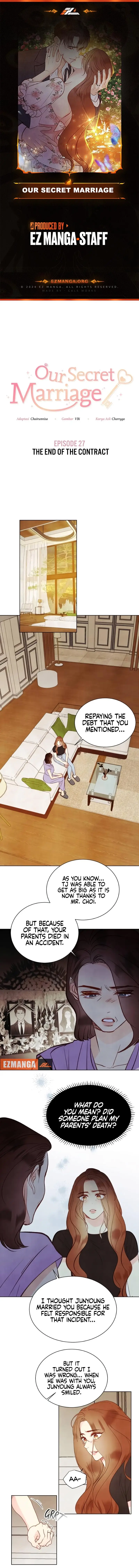 Our Secret Marriage chapter 27 page 1