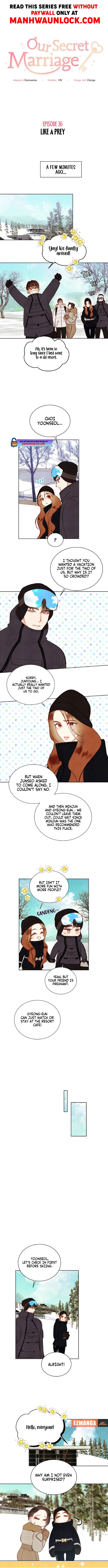Our Secret Marriage chapter 36 page 1
